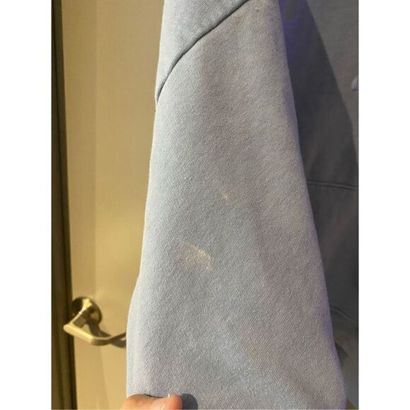 American Eagle Outfitters Light Blue Oversized Hoodie Size Medium EUC - Picture 3 of 9